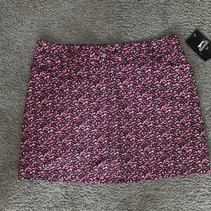 Slazenger Golf Pink and White Skort NWT